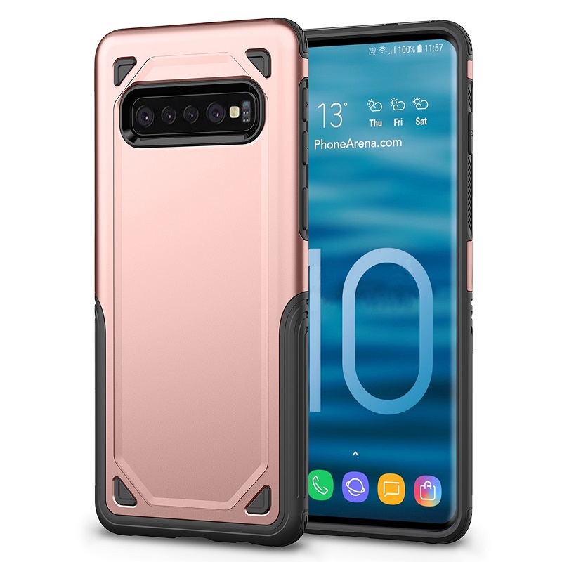 mobiletech-samsung-galaxy-S10 Plus-shockproof-case-rosegold